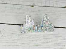 Load image into Gallery viewer, 50th Anniversary Castle Earrings - 12mmX14mm
