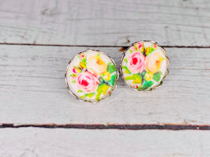 Bouquet of Roses studs