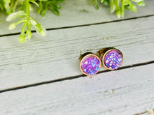 Load image into Gallery viewer, Grape My Day! 🍇 6mm Druzy Earrings
