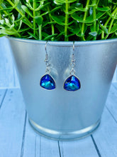 Load image into Gallery viewer, I’ve got the Blues Triangular Crystal Necklace &amp; Earring Set
