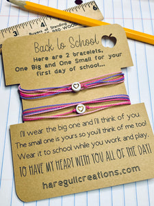 Adult/Child Back to School Bracelets