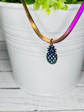 Load image into Gallery viewer, A Pineapple a Day 🍍- Rainbow Necklace
