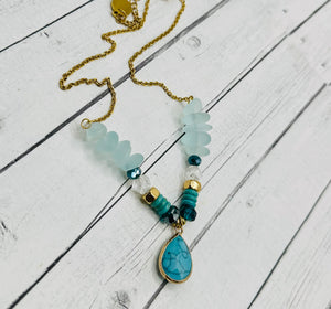 Beaded Turquoise necklace