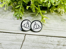 Load image into Gallery viewer, Deathly Hallows Earrings
