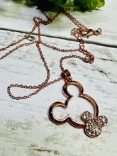 Load image into Gallery viewer, Mouse w/ Rhinestone Necklaces
