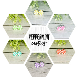 Little Peppermint Cutie Earrings - 5 mm