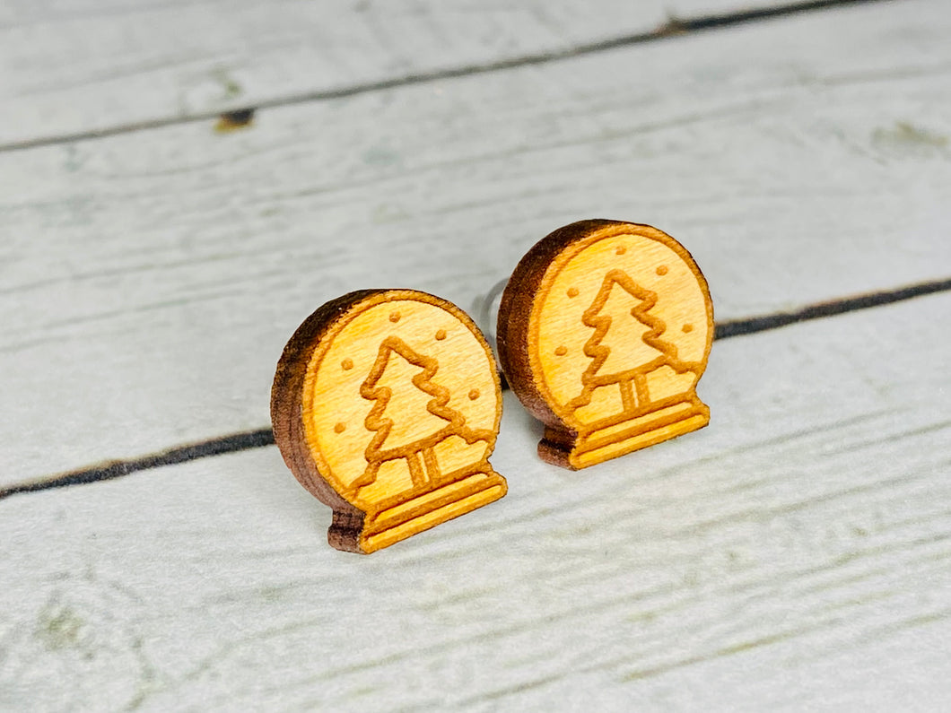 Wood Snow Globes - 12mm