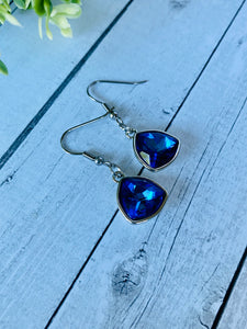 I’ve got the Blues Triangular Crystal Necklace & Earring Set
