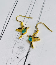 Load image into Gallery viewer, Aqua &amp; Black Hummingbird Set - sold individually
