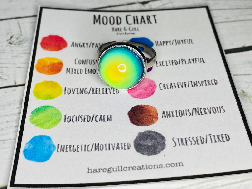 Round Mood Ring - 14mm