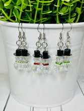 Load image into Gallery viewer, Beaded Snowman Earrings
