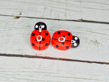 Load image into Gallery viewer, “Glad I Spotted You!” ~ Lady Bug Earrings
